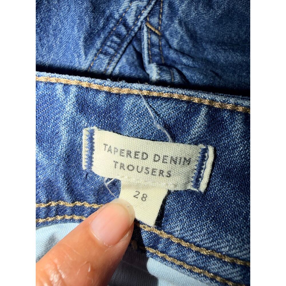 Madewell Tapered Denim Trousers 28 EUC Heavy - Picture 5 of 6